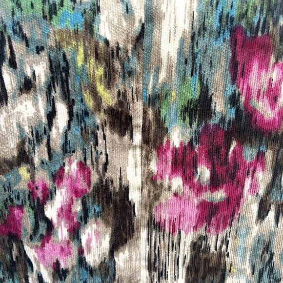 REQUIREMENTS Soft Corduroy Blazer Multicolor Zip Jacket - Picture 4 of 7